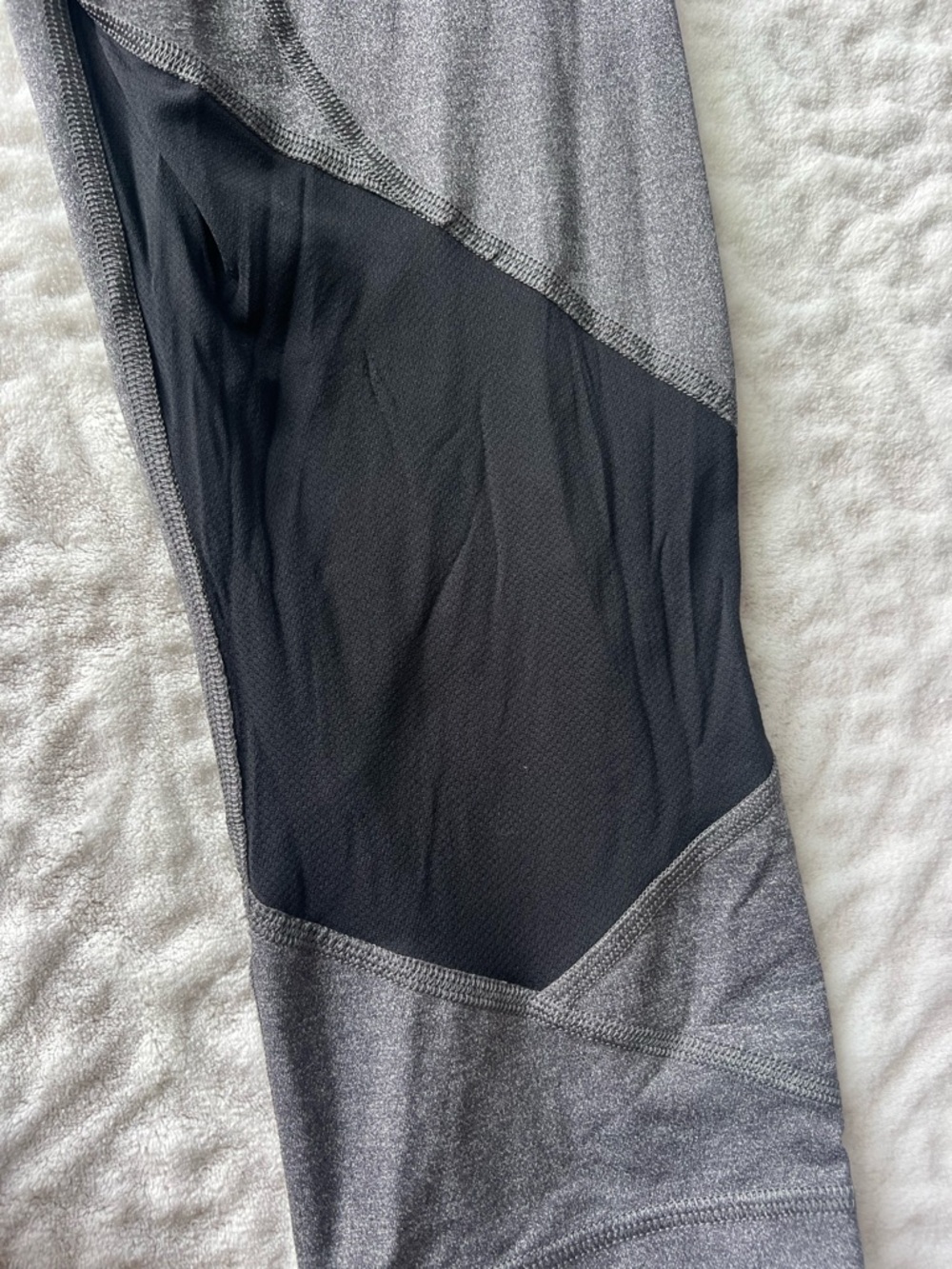 Lululemon Pace Rival Crop 22” Full On Luxtreme | Heathered Black Size 12 - Picture 11 of 11